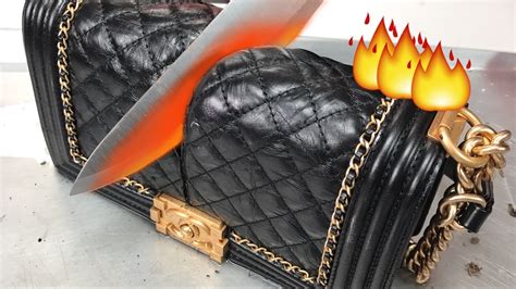 glowing 1000 degree knife vs chanel bag